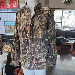 Ranger Cotton Size 2XL advantage max 4 Camo camouflage button-up Hunting shirt